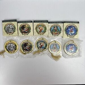 Disney Parks Happy Holidays Collector‎ Set 2000–2004 Mickey Minnie Boxed